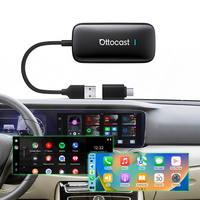 Adaptateur universel sans fil Ottocast CarPlay Android Auto Aibox, commande au volant, Bluetooth 5.4, Netflix, YouTube, garantie 1 an