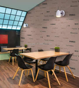 <span class=keywords><strong>World</strong></span> Major City ชื่อรูปแบบการพิมพ์ Sound Proof PVC Wallpaper Decor - Product Image 1