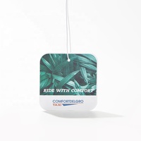 OEM auto custom Cotton Paper Hanging Car Air Freshener with Squash fragrance