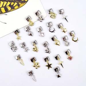 Accesorios de Bricolaje de Acero Inoxidable Estilo Italiano: Módulos de Colgantes para Pulseras y Collares, Estilo Personalizado para Montaje de Joyas - Product Image 3