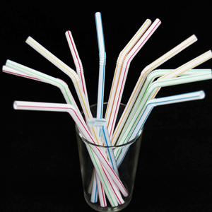 Flexible Plastic Drinking Straw Reusable Plastic Straws Disposable