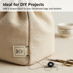 โรงงานผลิตป้ายขนาดเสื้อผ้าแบบไม่ถักทอ ซักได้ ป้ายขนาดมาตรฐานแบบกำหนดเอง รูปทรงกลม/วงรี/สี่เหลี่ยมผืนผ้า/สี่เหลี่ยมจัตุรัส - Product Image 3