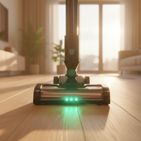 Aspirateur à sec sans fil portatif puissant, multifonctionnel, léger, rechargeable, avec aspiration de 20 kPa, filtre HEPA sans balais, batterie de 2200 mAh