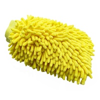 Gant de lavage en microfibre chenille double face de qualité supérieure pour voiture et moto