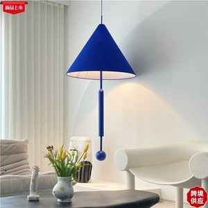 Lámpara colgante nórdica MaisonDada con forma de paraguas, E27, LED, luz blanca cálida de un solo cabezal, para sala de estar, comedor, escalera - Product Image 1