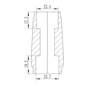 Cuerpo de Clarinete de Madera de Mopane Africana, 58/60/61/62/63/64/65/66/67/68mm/Bb A/Sib, Accesorios para Clarinete - Product Image 2