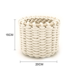 Boîte de rangement de bureau en feutre carrée, petite, écologique, tissée, multifonctionnelle, design classique - Product Image 2