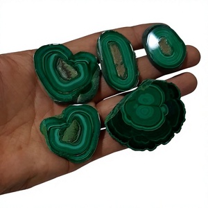 Cabujón de Malaquita Natural, Corte Asscher, Gema Verde, Certificado IGI, HARI OM CREATIONS Rajasthan, para Fabricación de Joyas al por Mayor - Product Image 1