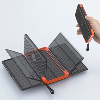 Cargador de Teléfono Solar Multifuncional Nuevo a Prueba de Agua de 10000 mAh 20000 mAh, Banco de Energía Solar Inalámbrico Portátil