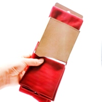 Manchons en papier personnalisés imprimés, écologiques, en kraft recyclé, avec lamination mate, pour chaussettes