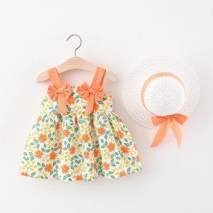 Ropa de Verano para Niños en Oferta, Vestidos para Bebés con Sombrero - Product Image 1