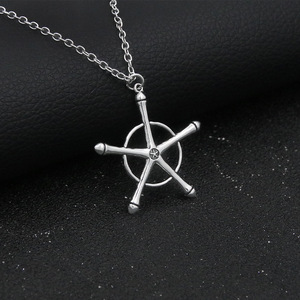 Collar con Colgante de Metal de Alta Calidad al por Mayor, <span class=keywords><strong>Bleach</strong></span> Uryu <span class=keywords><strong>Ishida</strong></span> Quincy, para Fanáticos del Anime - Product Image 3