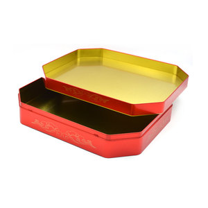 4 Pezzi Piccole Contenitore Metallo Con Coperchio