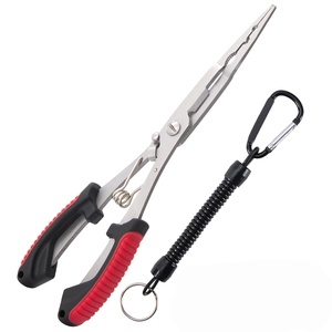 Pince coupante droite pour leurres, modèle Luya, ciseaux de pêche multifonction allongés à boucle ouverte, coupe-ligne robuste pour <span class=keywords><strong>poisson</strong></span>-<span class=keywords><strong>cheval</strong></span> - Product Image 1
