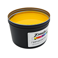 Encre offset UV Zhongrun série UV600-LED pour l'impression et l'emballage d'étiquettes, de papier, de carton doré et argenté, de colle souple en PVC
