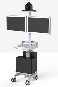 HOCHEY Mobile <span class=keywords><strong>Telemedicine</strong></span> Station Hospital Carrinho Médico Com Tudo Em Um Armário De Computador Montar Dispositivo De Gravação-elenco - Product Image 4