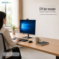 Ordinateur tout-en-un Sharerdp personnalisé 23,8 27 21,5 pouces H610 sans processeur, Wifi, Smart Monoblock PC, ordinateurs de bureau pour le bureau et les entreprises