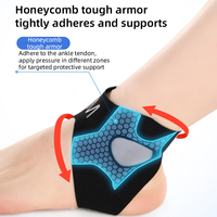 Bandage de protection des pieds Sécurité sportive Anke Support Brace Élastique Cheville Brace Réglable Compression Cheville Wrap