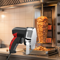 Trancheuse électrique à lame tranchante de 100 mm pour doner, viande de barbecue, kebab et shawarma