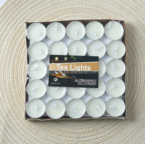 Atacado de 50 Velas de Cera de Parafina Rosa para Decoração de Casamento e Casa, Velas de Luz de Chá - Product Image 3