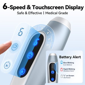 MDL Penna Derma Professionale Wireless Elettrica con Micro Aghi e Indicatore LED, Portatile per <span class=keywords><strong>Viso</strong></span> e Naso, Include Spina USA - Product Image 4