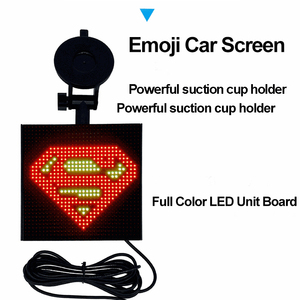 Écran de voiture LED personnalisé, vente en gros d'usine, écran d'expression pour la lunette arrière de la voiture, écran de pare-brise arrière, éclairage d'expression de voiture LED - Product Image 5