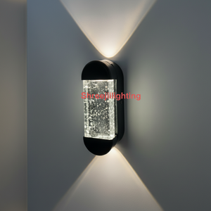 Moderna lampada da parete a LED dorato quadrato stile minimalista novità applique da parete per la decorazione della casa e l'illuminazione ambientale - Product Image 1