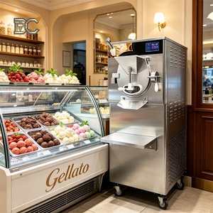14L Tank Commercial Italian Ice Batch <b>Freezer</b> Gelato Ice Cream Machine Made In China Adjustable overrun Frozen Custard Machine - Product Image 1