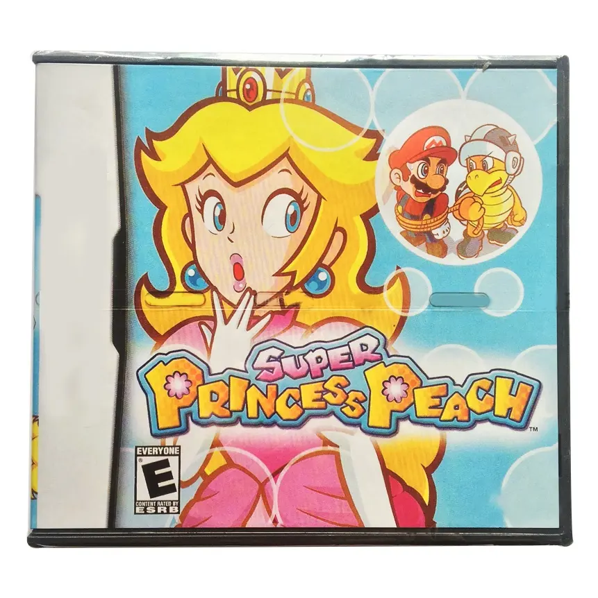 Tarjeta de videojuegos Super Princess Peach para consola 3DS, NDSI, NDSL, NDS, con caja y libro de instrucciones en idioma inglés