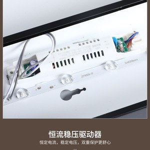 Desk Lamp <b>LED</b> Hanging <b>Light</b> Office Gym Shopping Mall Commercial Strip <b>Light</b> Square <b>Tube</b> Line <b>Light</b> Hanging <b>Light</b> - Product Image 4