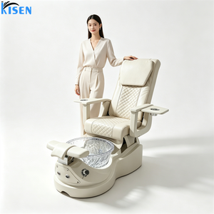 เก้าอี้นวดทำเล็บสปาหรูหราทันสมัยสำหรับร้านเสริมสวย Kneading Touch Salon พร้อมอุปกรณ์ทำเล็บมือและเล็บเท้าแบบไฟฟ้า - Product Image 2