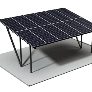 OEM Design Steel Solar Carport 10kw Solar Carport Design Mounting System