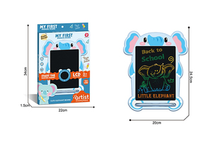 Gioco Educativo Interattivo per Bambini con Puzzle di Animali (<span class=keywords><strong>Volpe</strong></span>, Cavallo, Elefante, Bradipo) e Lavagna LCD per Disegnare e Scrivere - Product Image 3