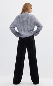 <span class=keywords><strong>Pantaloni</strong></span> di <span class=keywords><strong>velluto</strong></span> Cargo <span class=keywords><strong>con</strong></span> <span class=keywords><strong>elastico</strong></span> <span class=keywords><strong>in</strong></span> <span class=keywords><strong>vita</strong></span> larga a righe a righe a <span class=keywords><strong>vita</strong></span> alta neri a righe a <span class=keywords><strong>vita</strong></span> alta - Product Image 3