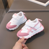 Nouvelles baskets d'automne pour enfants, style homme, en cuir artificiel, mocassins pour filles, chaussures de course pour tout-petits
