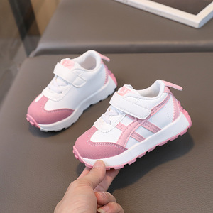 Nuevas Zapatillas Deportivas <span class=keywords><strong>de</strong></span> Otoño para Niños, Estilo Masculino, Mocasines <span class=keywords><strong>de</strong></span> Cuero Artificial, Zapatos para Correr para Niñas Pequeñas - Product Image 4