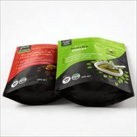 Sachet Doypack en plastique de qualité alimentaire avec film résistant à l'huile, impression personnalisée pour l'emballage de chips, craquelins, biscuits, noix et autres snacks