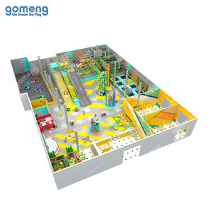 Aire de jeux pour enfants commerciale attrayante en gros, équipement de <span class=keywords><strong>parc</strong></span> d'attractions multifonctionnel, aire de jeux intérieure avec des toboggans géants - Product Image 2