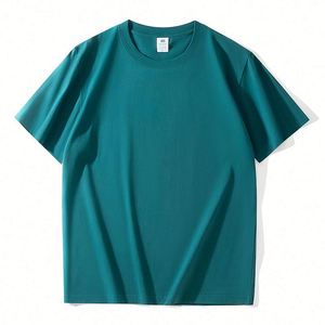 Design Wholesale Short Sleeve Blank Solid Color Print Logo Ring Spun Cotton Mens Custom T Shirts - Product Image 4