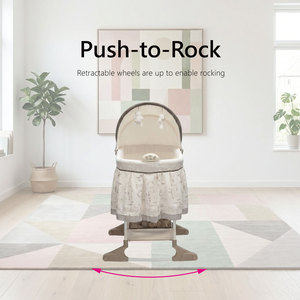 Nueva Cuna Mecedora para Bebé de Larga Duración con Móvil de Juguetes - Product Image 5