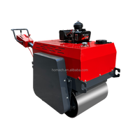 Compacteur vibrant à double tambour autopropulsé 330KG 550KG, prix usine, pour la construction routière
