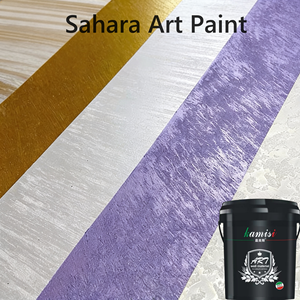 <span class=keywords><strong>Peinture</strong></span> murale texturée Sahara Or & <span class=keywords><strong>Argent</strong></span> pour murs intérieurs décoratifs avec finition métallique chatoyante - Product Image 4