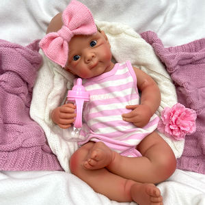 Muñecas Reborn Personalizadas de 21 Pulgadas, de Silicona, Cuerpo Completo, Ojos Abiertos, Muñecas Reborn con Peso, Suaves y Abrazables, para Artistas, Regalo para Niños - Product Image 2
