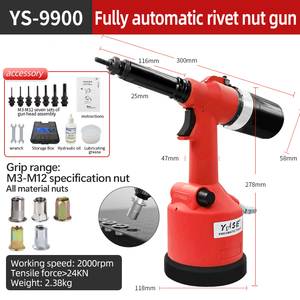 Oferta Especial: <span class=keywords><strong>Remachadora</strong></span> Neumática Automática YASE YS-9900 (Azul/Rojo) - Herramienta para <span class=keywords><strong>Tuercas</strong></span> <span class=keywords><strong>de</strong></span> Todos los Materiales M3-M12 OEM para Ensamblaje Industrial - Product Image 5