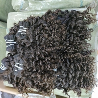 Letsfly — lot d'extensions de cheveux bouclés bouclés et non traités, qualité 9A, tissage, ondulées, vente en gros