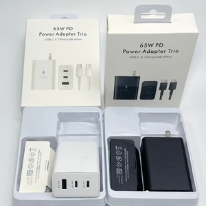 Cargador Rápido PD de 65W con 3 Puertos USB-C y USB-A, Enchufe EU, UK, US para Samsung, Cable de Carga para Samsung S22, S23, S24, S25, S26 Ultra Series - Product Image 5