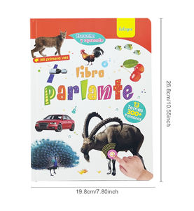 Libro Electrónico de Aprendizaje 2025, Nuevo, Bilingüe Español-Inglés, con Sonido, para Niños Mayores de 3 Años, Juguetes Electrónicos - Product Image 3