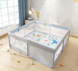Parc de jeux pour bébé personnalisé grand format avec porte - Parcs pour bébés personnalisés - Product Image 5