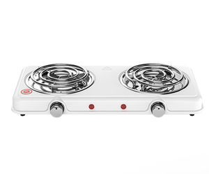 <span class=keywords><strong>Plaque</strong></span> <span class=keywords><strong>chauffante</strong></span> électrique à température réglable, double serpentin, pour cuisson rapide - Product Image 2