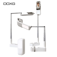 Support de téléphone surélevé en aluminium, support de téléphone à bras long, support de téléphone rotatif et inclinable à 360 degrés, utilisé pour la prise de vue